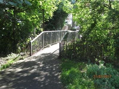 bridge near bench